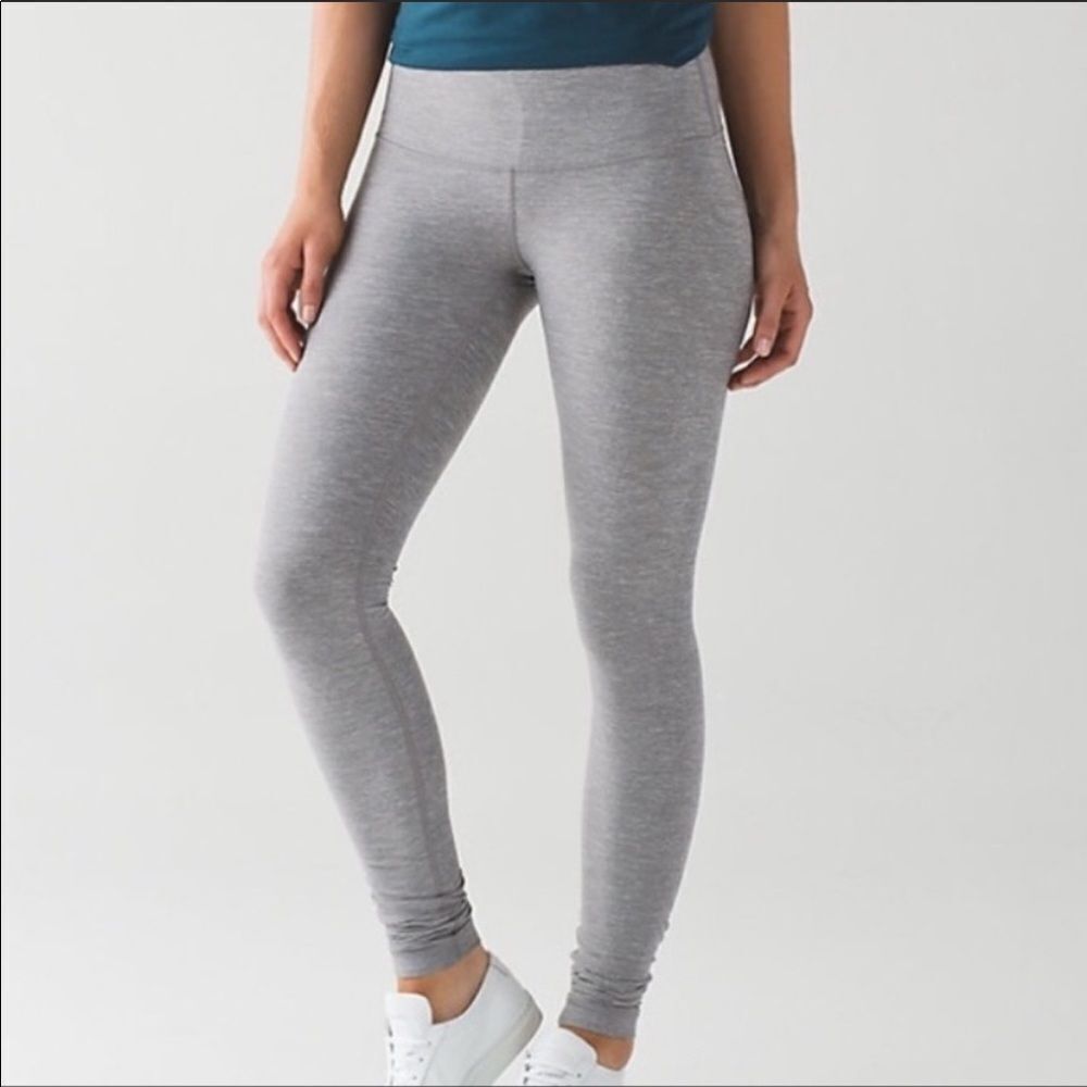 Lululemon Wunder Under Gray Leggings size 6